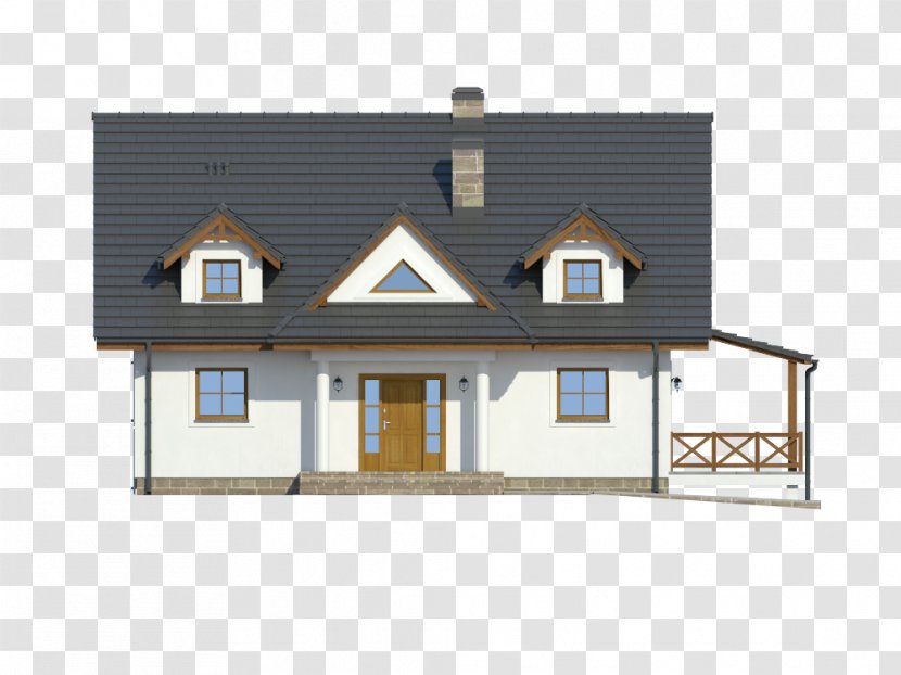 House Window Cladding Facade Roof - Elevation Transparent PNG
