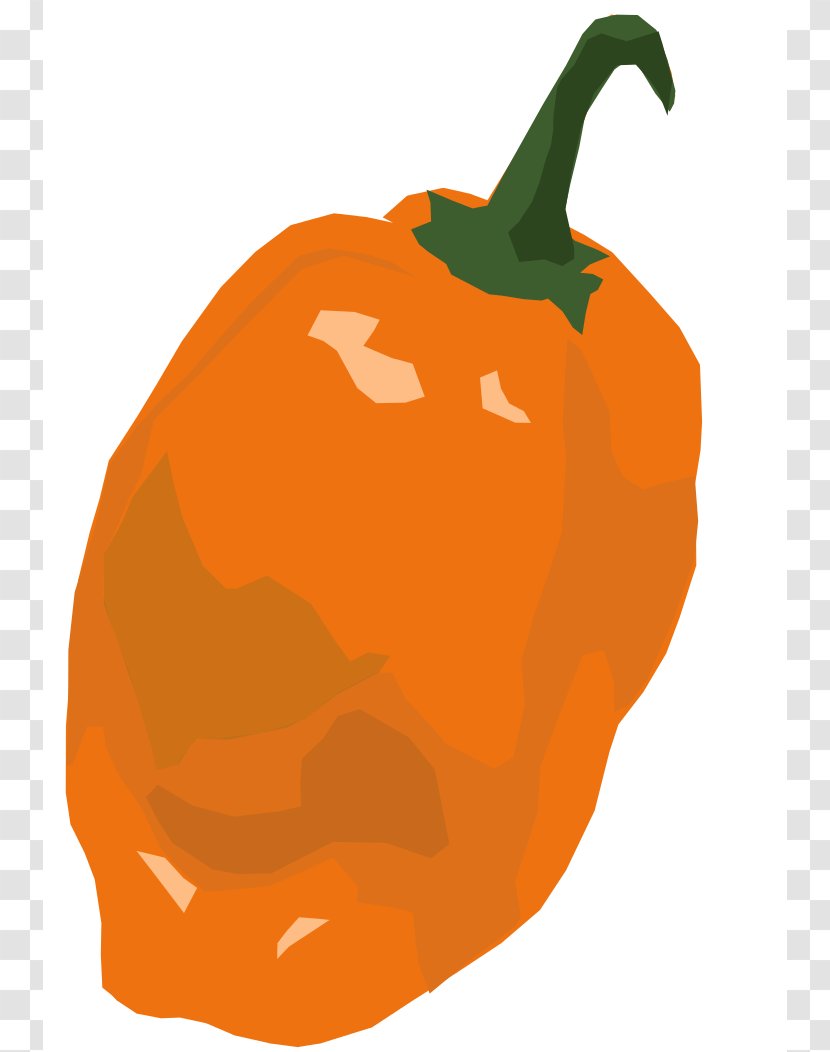 Habanero Bell Pepper Trinidad Moruga Scorpion Chili - Fruit - Green Clipart Transparent PNG