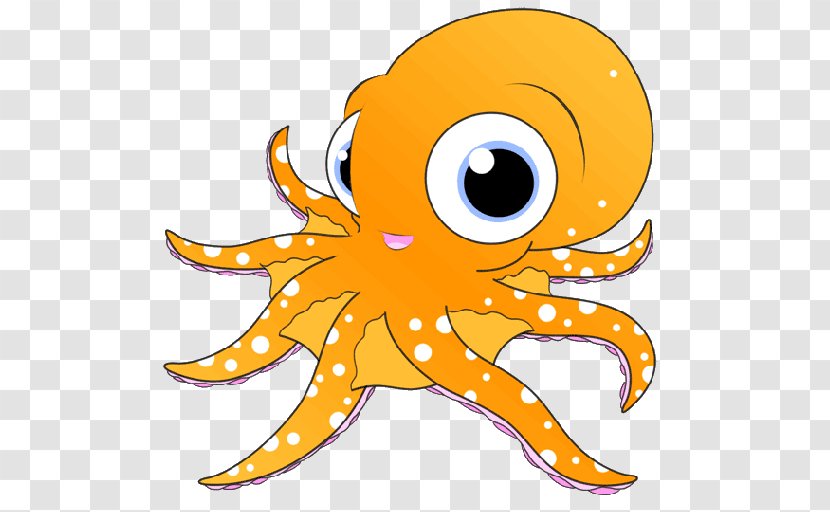 Octopus Alphabet Song Children's Game - Cephalopod Transparent PNG