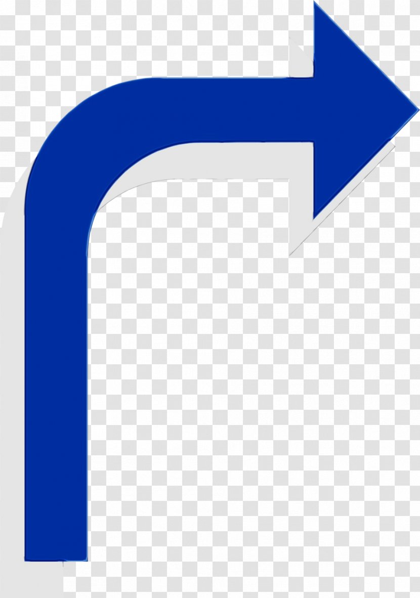 Arrow Logo Vector Graphics - Electric Blue Transparent PNG