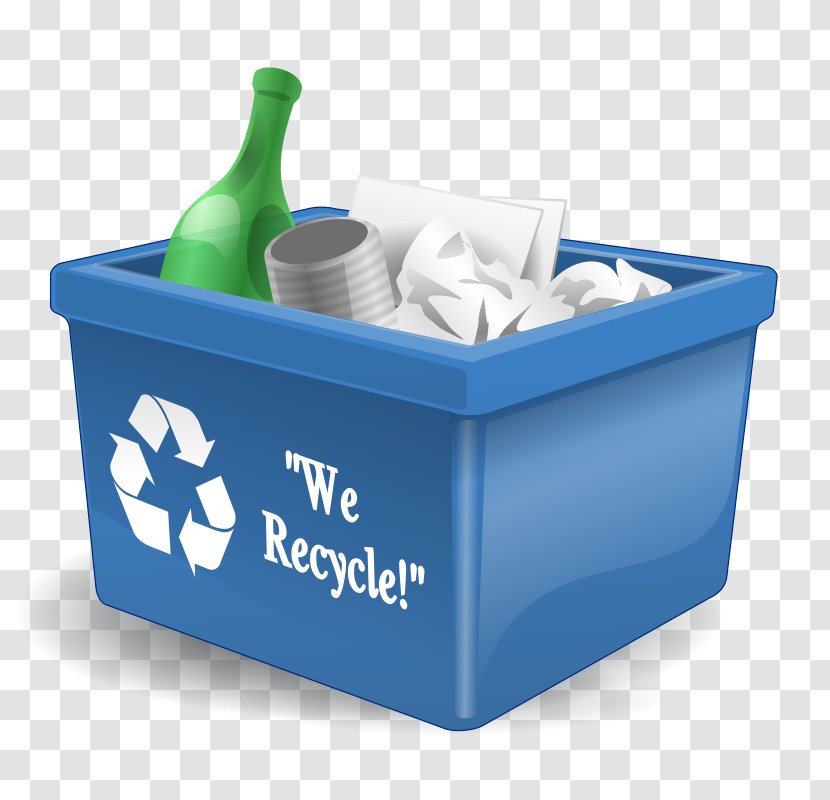 Recycling Bin Rubbish Bins & Waste Paper Baskets Clip Art - Containment - Icons Transparent PNG