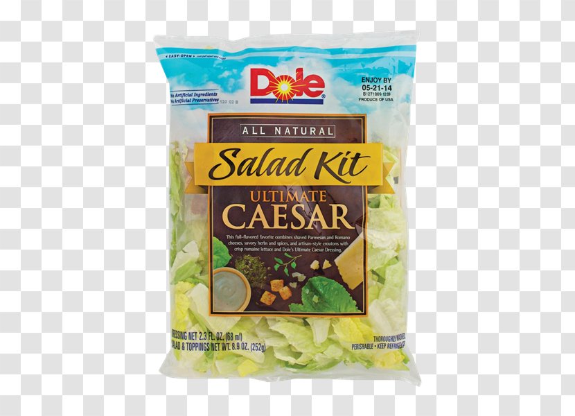 Caesar Salad Vegetarian Cuisine Chef Dole Food Company - Recipe Transparent PNG