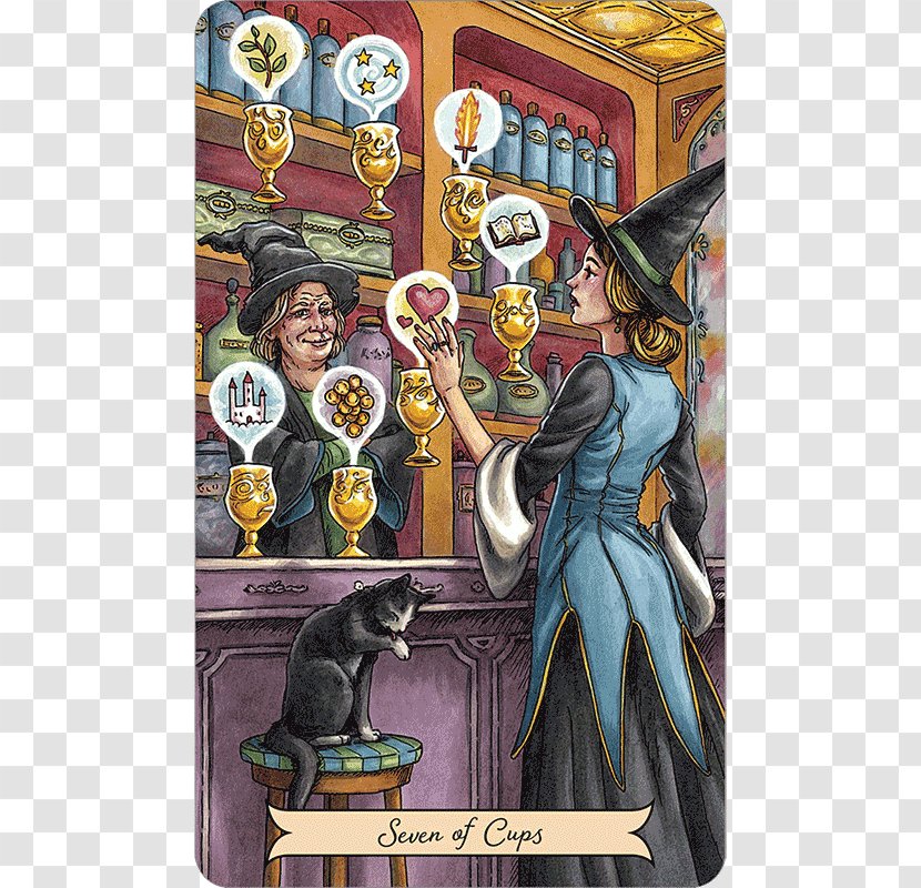 Everyday Witch Tarot Witchcraft: Making Time For Spirit In A Too-Busy World Suit Of Cups - Fictional Character - Major Arcana Transparent PNG