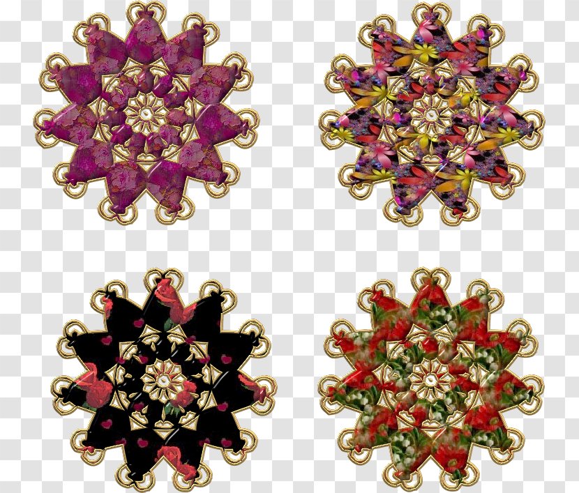 Clip Art - Royaltyfree - Ornamental Flowers Transparent PNG