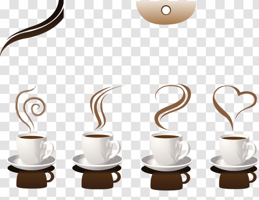 Coffee Cup Clip Art - Drinkware - Vector Transparent PNG