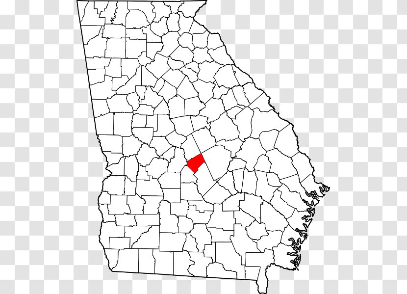 Crawford County, Georgia Ware Walton County Lincoln Dade - Area - Map Transparent PNG