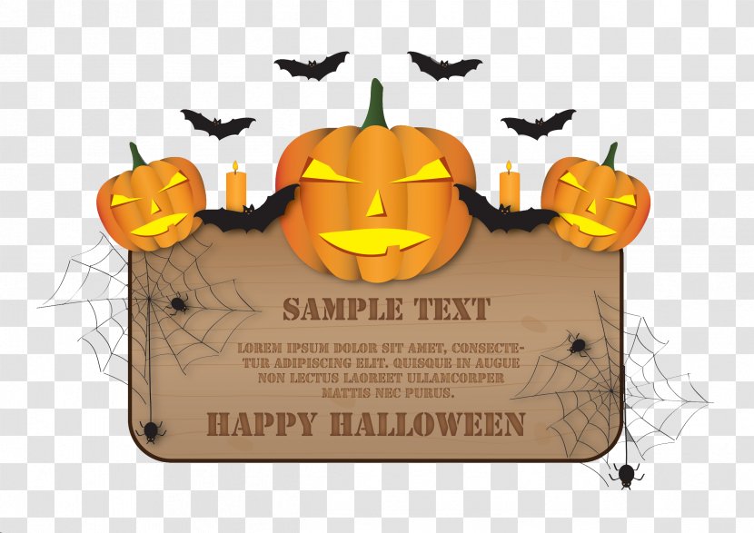 Halloween Pumpkin - Brand - Tags Transparent PNG