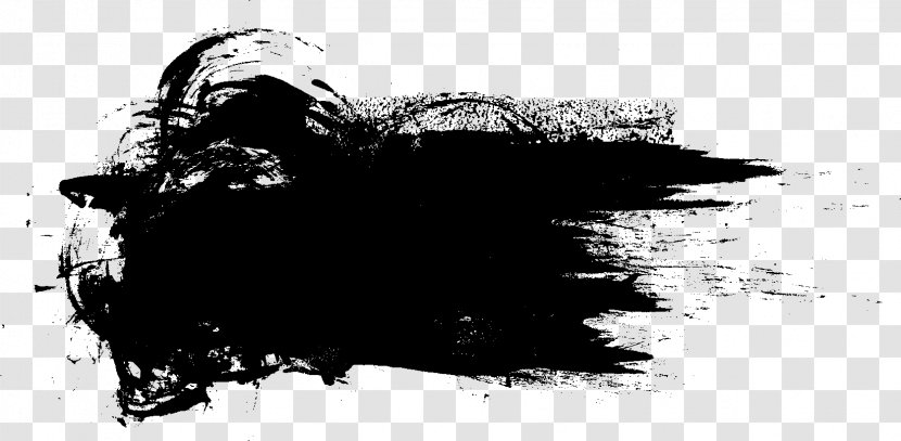 Black Black-and-white Monochrome Photography Style Transparent PNG