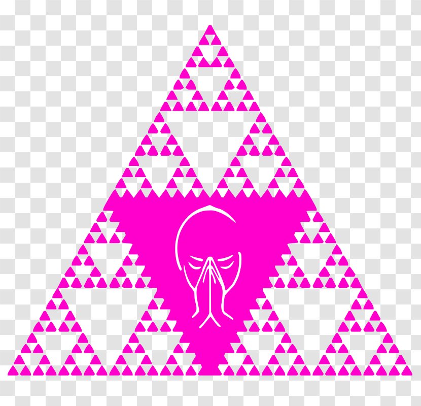 Fractal Sierpinski Triangle Koch Snowflake Mandelbrot Set Mathematics - Leaf - Person Praying Transparent PNG