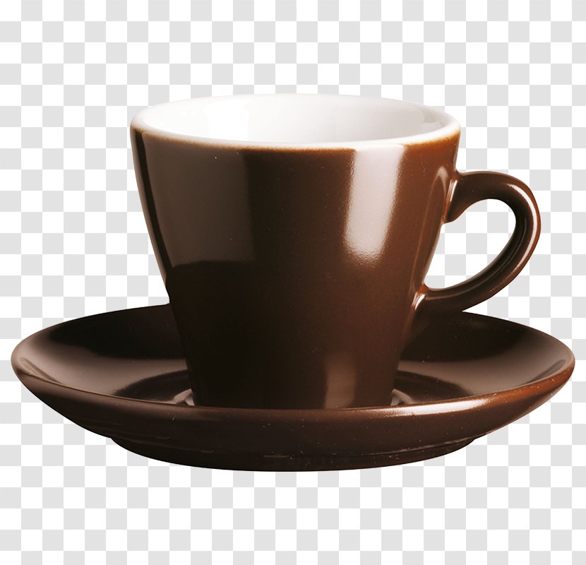 Espresso Coffee Cappuccino Cafe Tea - Serveware - Ceramic Tableware Transparent PNG