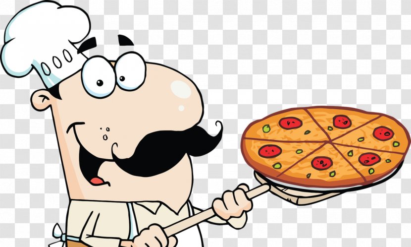 Pizza Chef Italian Cuisine Cartoon - Frame Transparent PNG