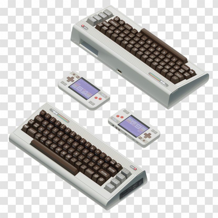 Commodore 64 International Video Game Consoles Handheld Console Computer - Multimedia Transparent PNG