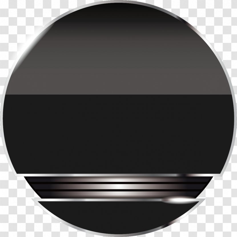 Button Download Icon - Black And White - Crystal Antiquity Creative Transparent PNG