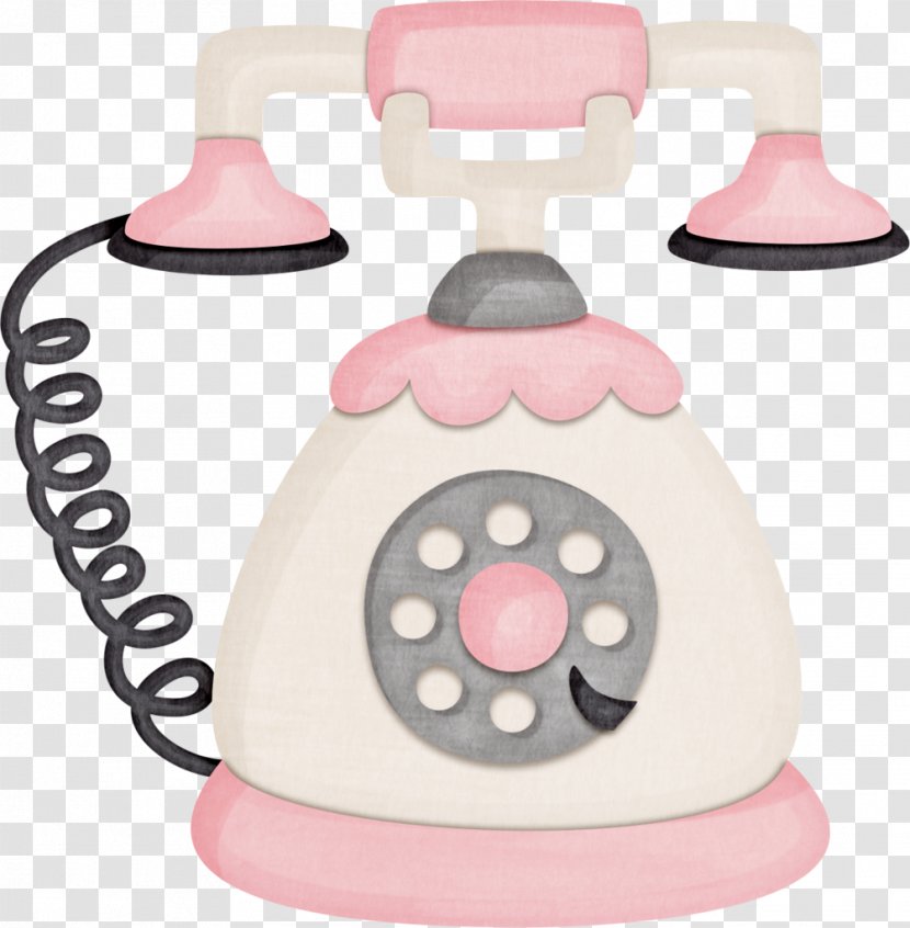 Telephone Desktop Wallpaper Clip Art - Pink Transparent PNG