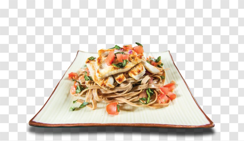 Spaghetti Alla Puttanesca Chinese Noodles Vegetarian Cuisine Fried Thai - Garnish - Bread Pasta Transparent PNG