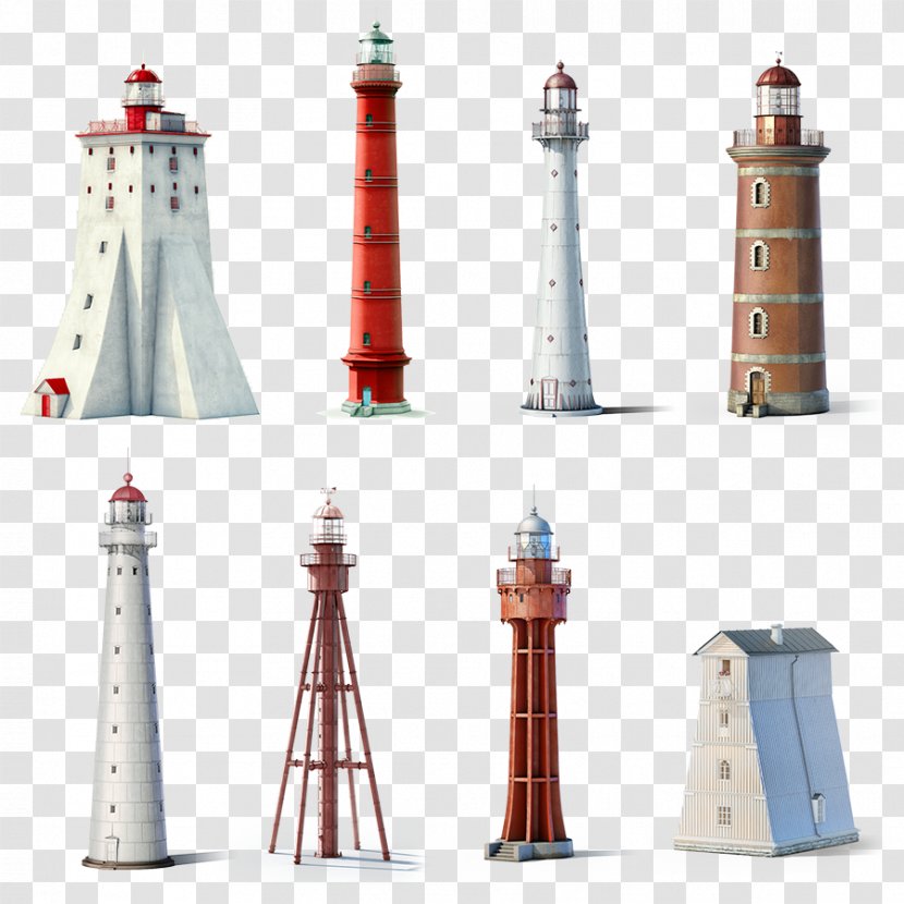Brush Lighthouse Project Drawing - Tower Transparent PNG