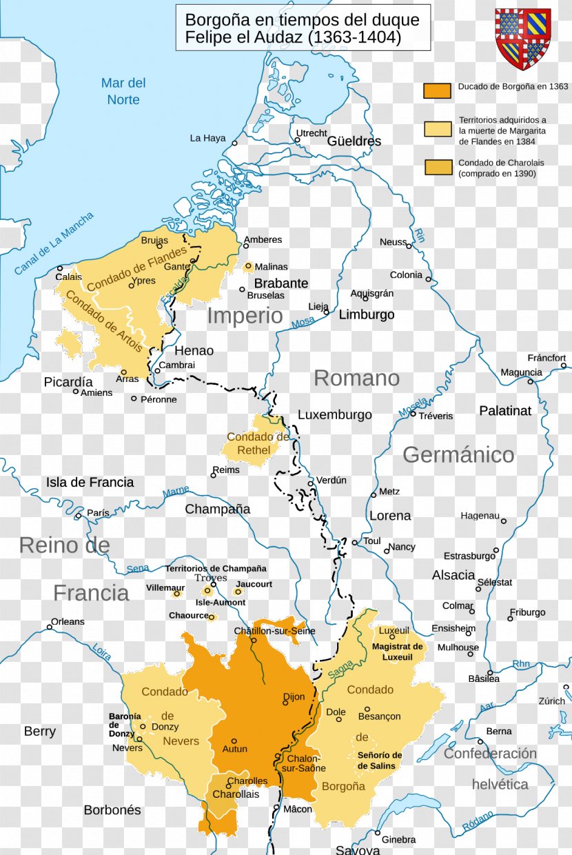 Duchy Of Burgundy Artois Nevers Rethel War The Burgundian Succession - Area - Condado De Villariezo Transparent PNG
