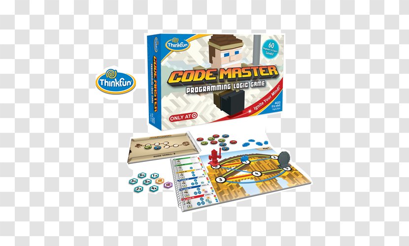 ThinkFun Code Master Board Game Rush Hour Deluxe Jr. - Funny Stress Toys Transparent PNG