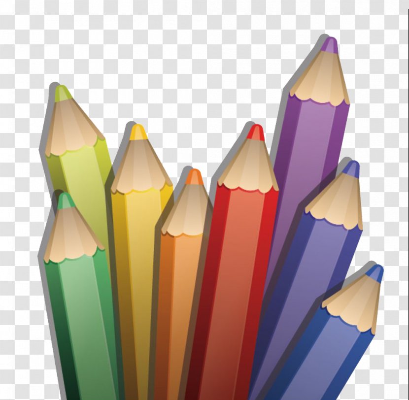 Colored Pencil Clip Art - Triangle Transparent PNG