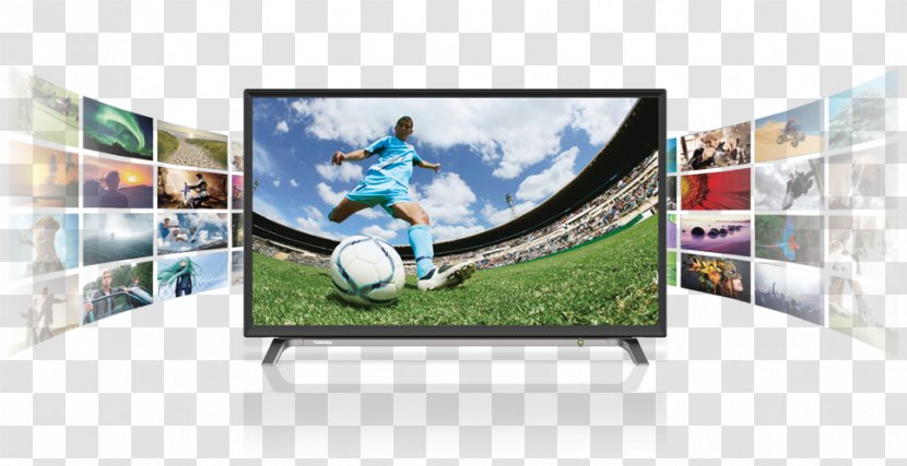 LED-backlit LCD Ultra-high-definition Television 1080p Set - 1920 X 1080 - Mau Hinh Bong Hoa Transparent PNG