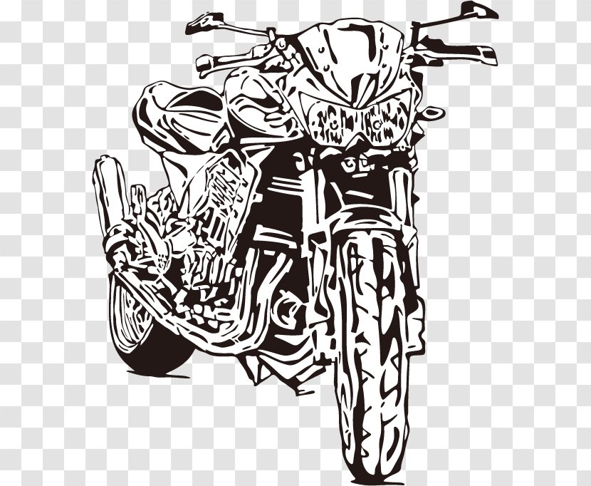 Car Motorcycle Biker Crazy Iron Motocross - Automotive Design Transparent PNG