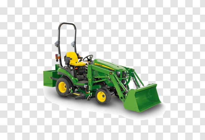 John Deere Compact Utility Tractors Mower Agricultural Machinery - Lawn Mowers - Tractor Transparent PNG