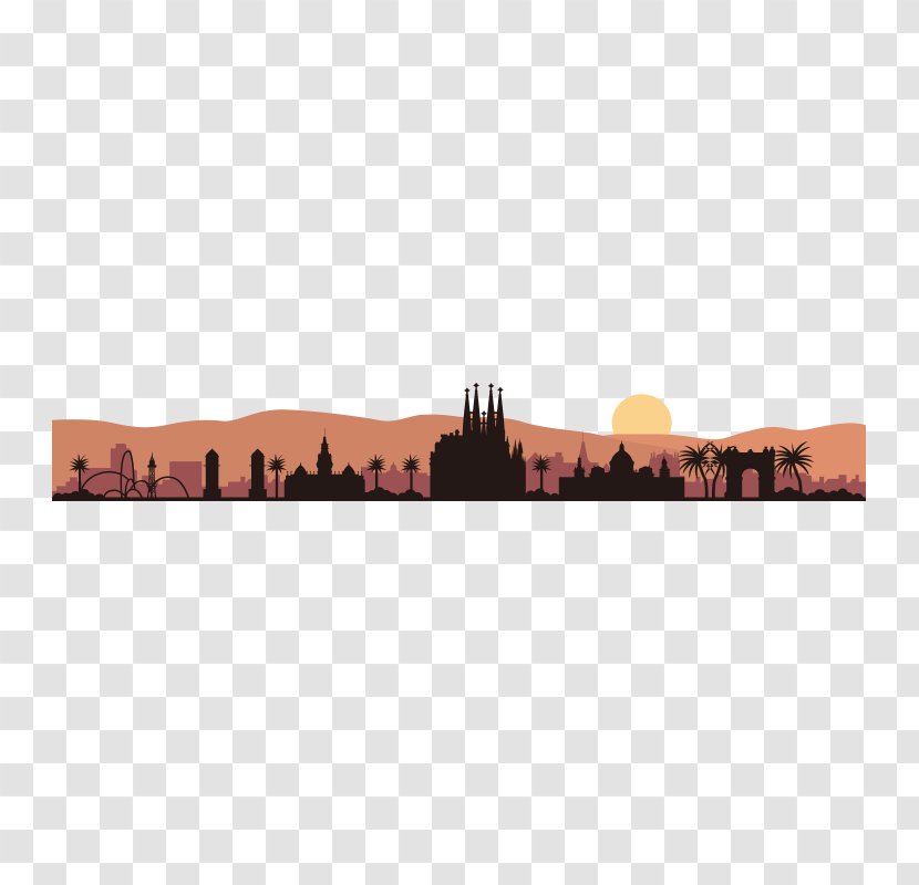 Silhouette Download - Architecture - House,city Transparent PNG