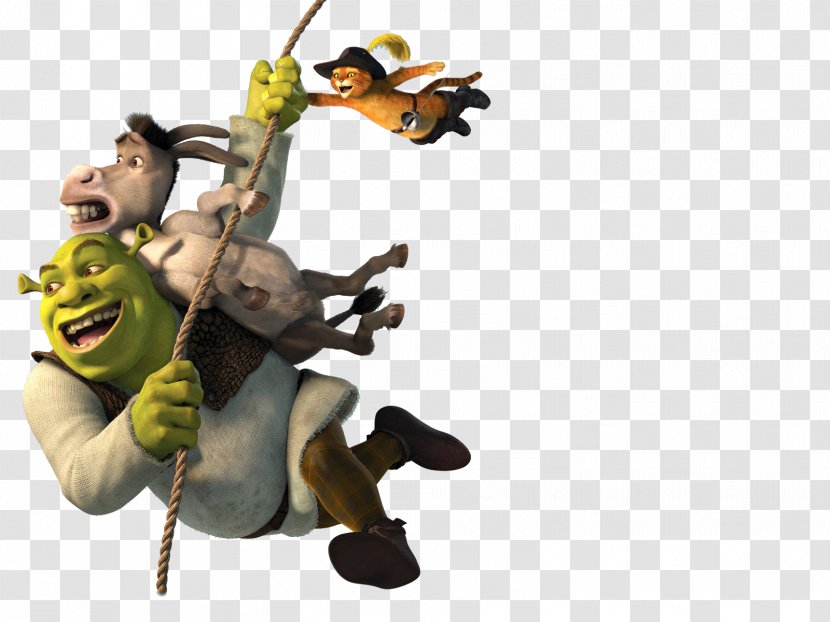 Shrek The Third Donkey Puss In Boots Gingerbread Man Princess Fiona - Forever After Transparent PNG