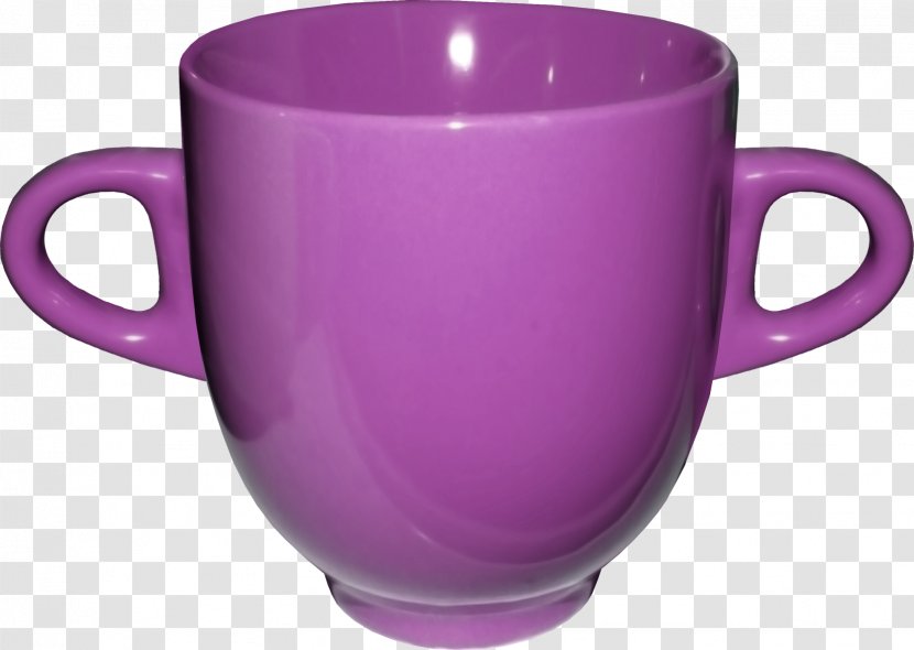 Coffee Cup Ceramic Mug - Serveware - Pink Transparent PNG