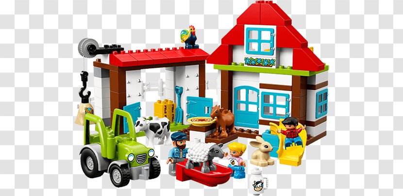 Amazon.com The Lego Group Toy LEGO 10525 DUPLO Big Farm - Game - City Transparent PNG