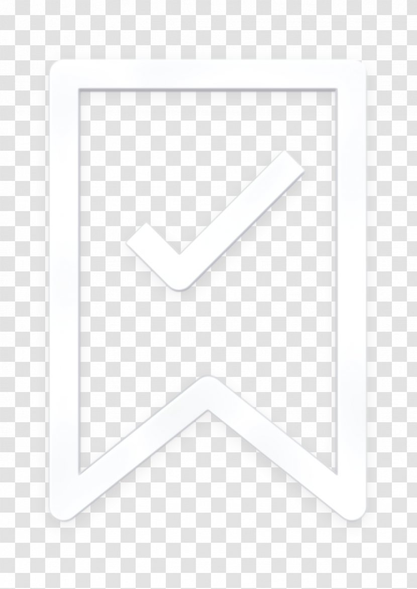 App Icon Bookmark Essential - White - Number Symbol Transparent PNG