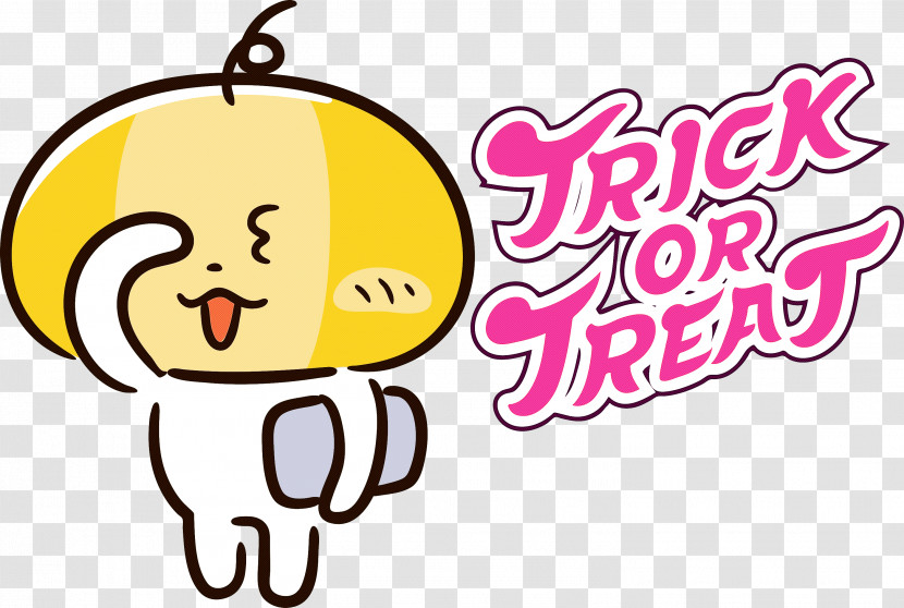 TRICK OR TREAT Happy Halloween Transparent PNG