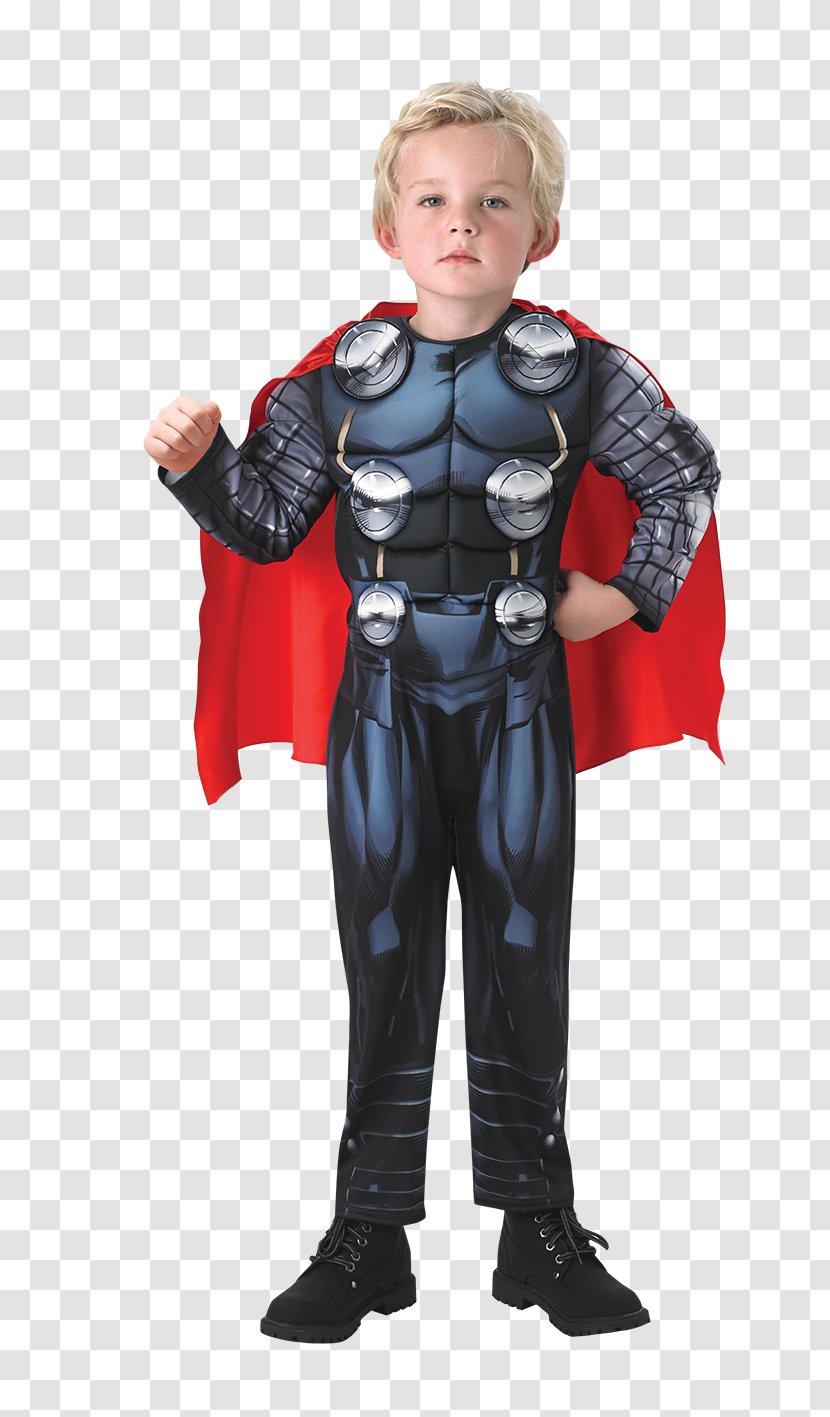 Thor Marvel Avengers Assemble Disguise Costume The Film Series - Party - Boy Dress Transparent PNG