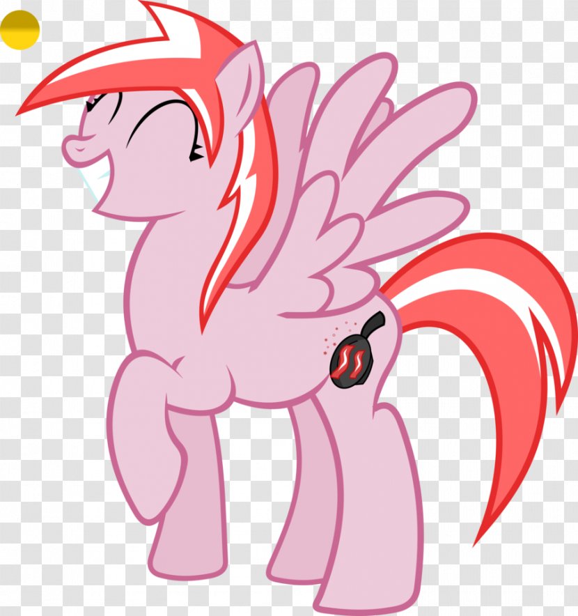 Pony Horse Line Art Cartoon Clip - Tree - Bacon Bits Transparent PNG