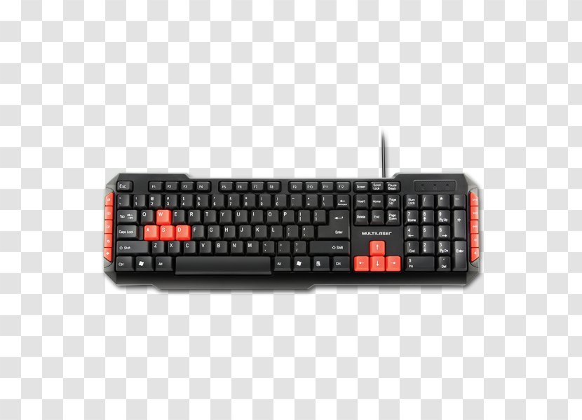 Computer Keyboard Multilaser TC201 Mouse Professional Warrior Gamer TC167 OEX Force-X - Input Device Transparent PNG
