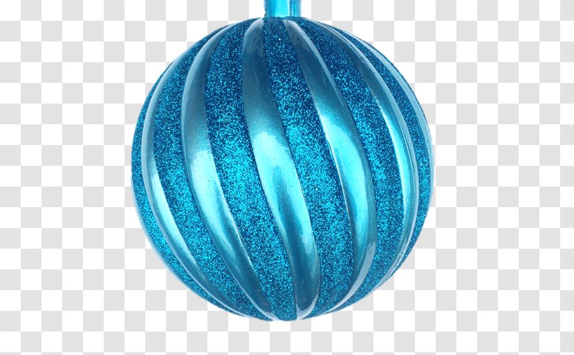Christmas Ornament Turquoise - Swirl Decoration Transparent PNG