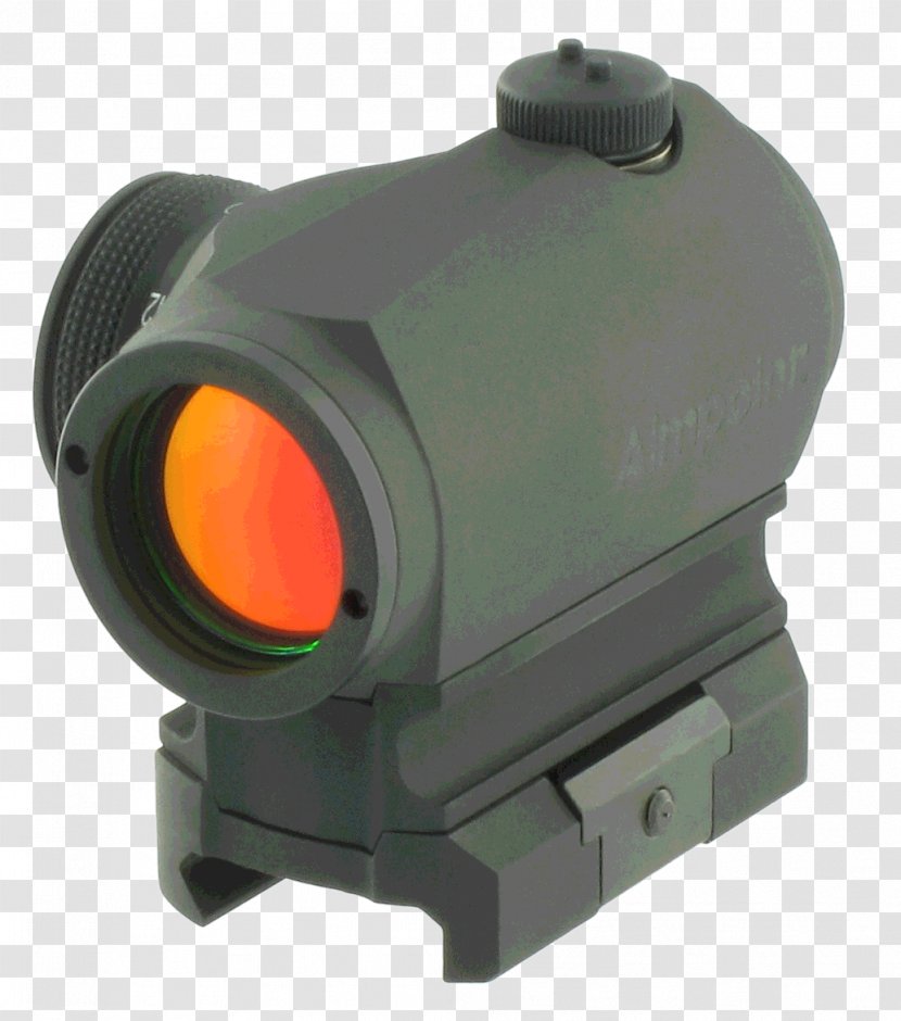 Red Dot Sight Aimpoint AB Reflector Telescopic - Optical Instrument Transparent PNG