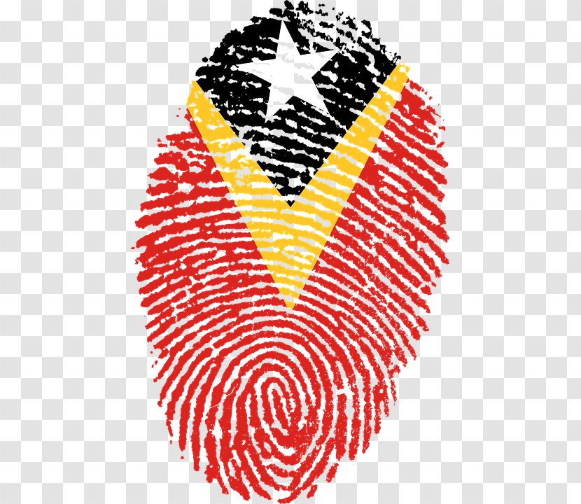 Fingerprint Flag Of Ghana - National Olympic Committee East Timor Transparent PNG