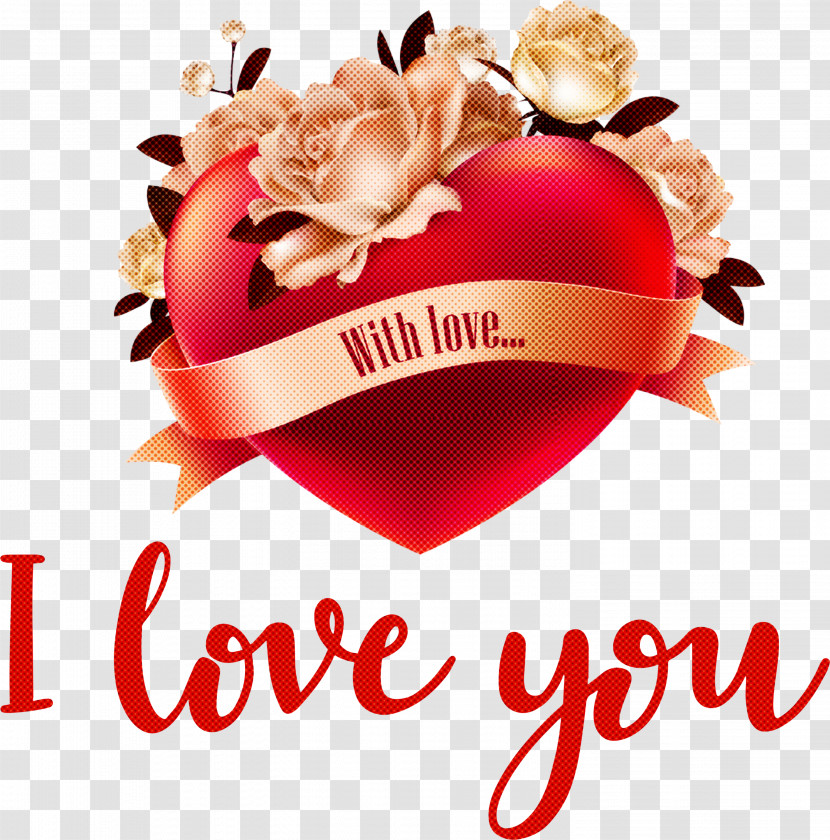 I Love You Valentines Day Transparent PNG