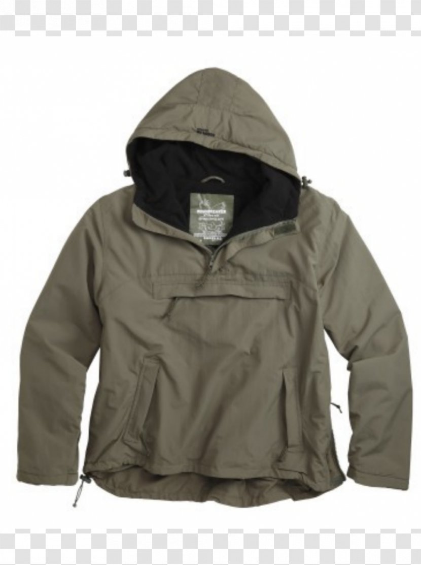 Hoodie Windbreaker M-1965 Field Jacket Coat - Zipper Transparent PNG