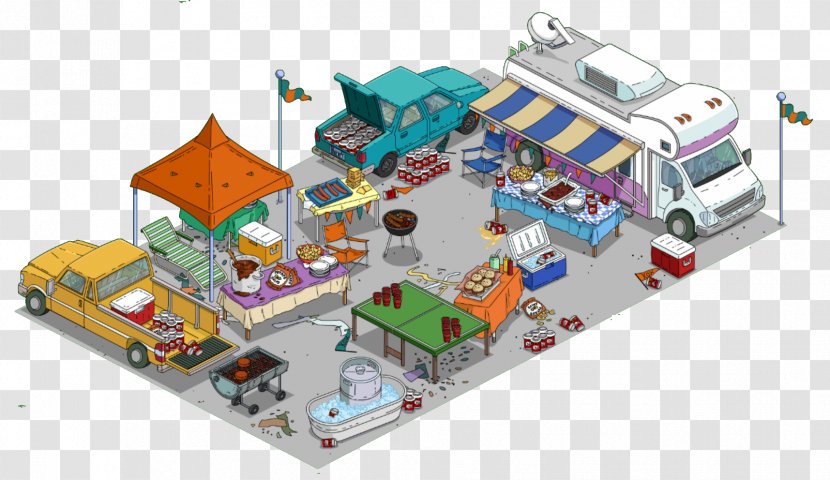The Simpsons: Tapped Out Tailgate Party Game Futurama: Worlds Of Tomorrow Springfield - 2016 - August 15th Transparent PNG