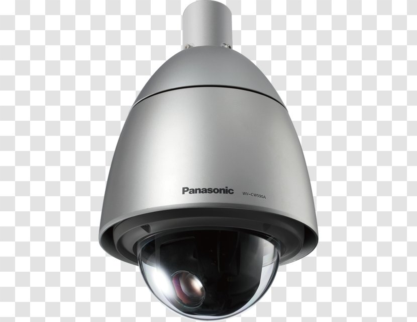 Closed-circuit Television Panasonic Super Dynamic H.264 Weather Proof Dome Network Camera WV-SW395A Pan–tilt–zoom IP - Zoom Lens - Security Solutions Transparent PNG