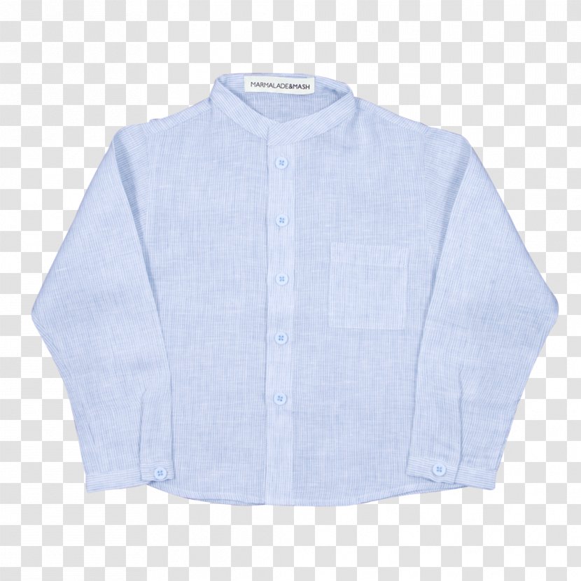 Dress Shirt Clothing Blouse Collar - Blue Transparent PNG