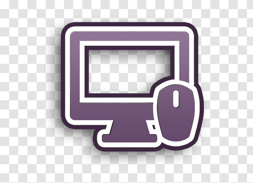 School Set Icon Computer Monitor And Mouse Icon Pc Icon Transparent PNG