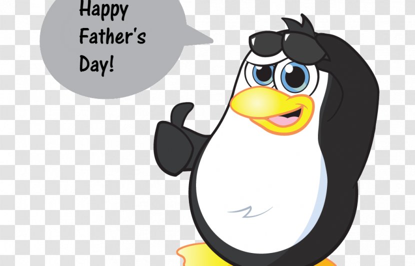 Penguin Father's Day Child Gift - Cartoon Transparent PNG