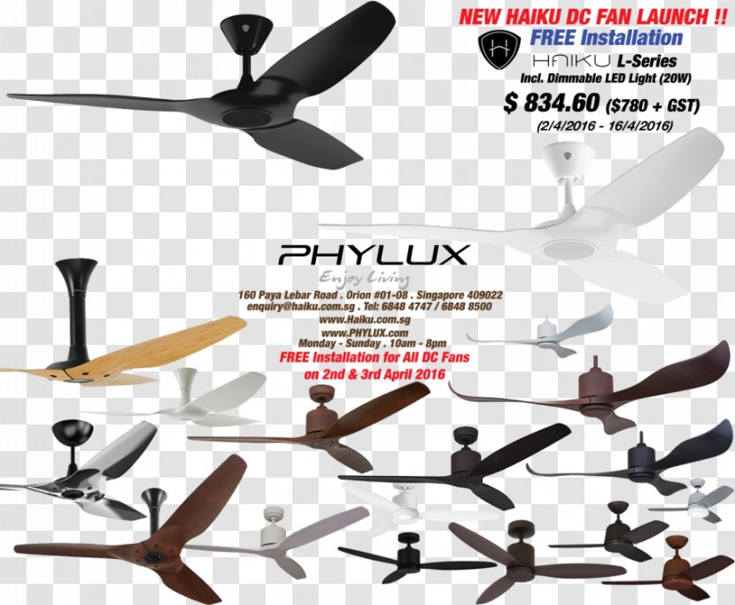 Singapore Ceiling Fans KDK - Pricing - Cooking Ware Transparent PNG