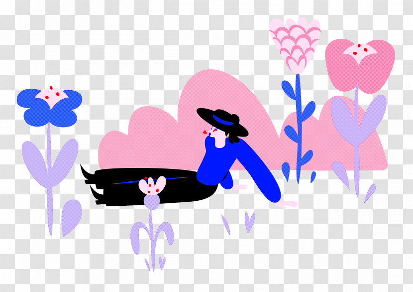 Alone Time Park Flower Transparent PNG