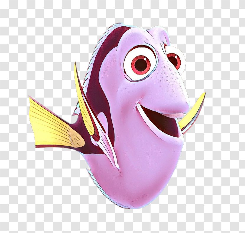 Fish Cartoon - Magenta Pink Transparent PNG