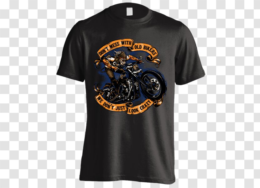 T-shirt Motorcycle Hoodie Harley-Davidson - Black Transparent PNG