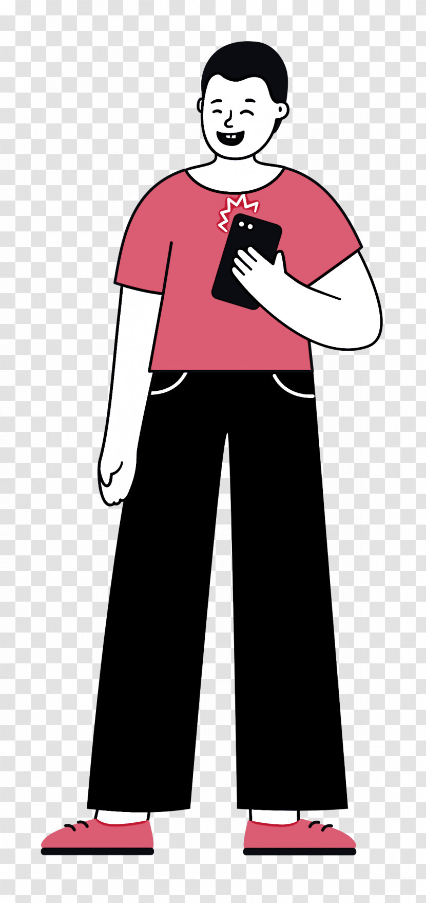 Boy Standing Transparent PNG